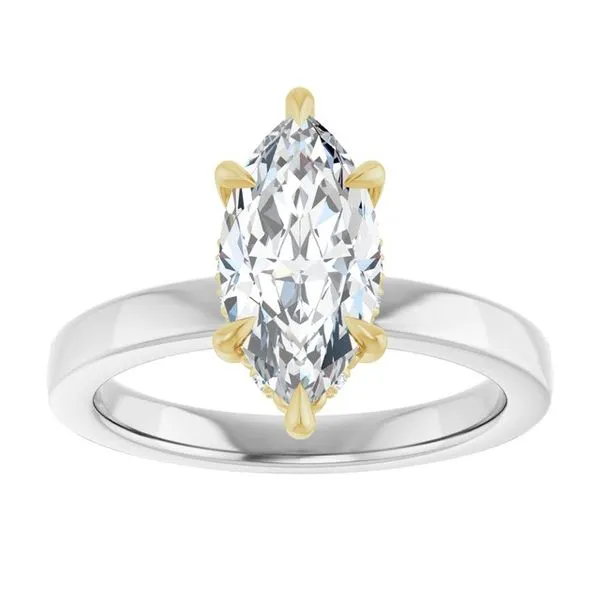 Claw-Prong Hidden Halo-Style Engagement Ring Image 3 J. Thomas Jewelers Rochester Hills, MI