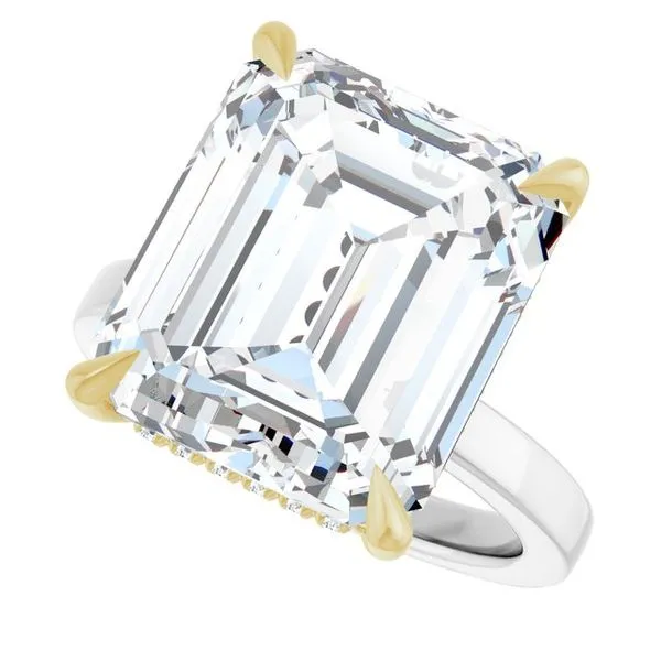 Claw-Prong Hidden Halo-Style Engagement Ring Image 5 Shipley's Fine Jewelry Hampstead, MD