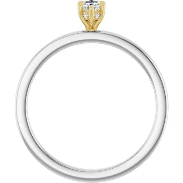 Claw-Prong Hidden Halo-Style Engagement Ring Image 2 J. Thomas Jewelers Rochester Hills, MI