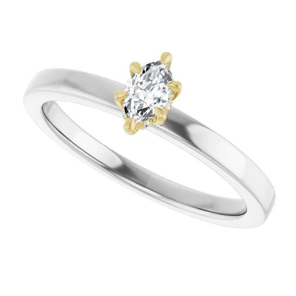 Claw-Prong Hidden Halo-Style Engagement Ring Image 5 Raleigh Diamond Fine Jewelry Raleigh, NC