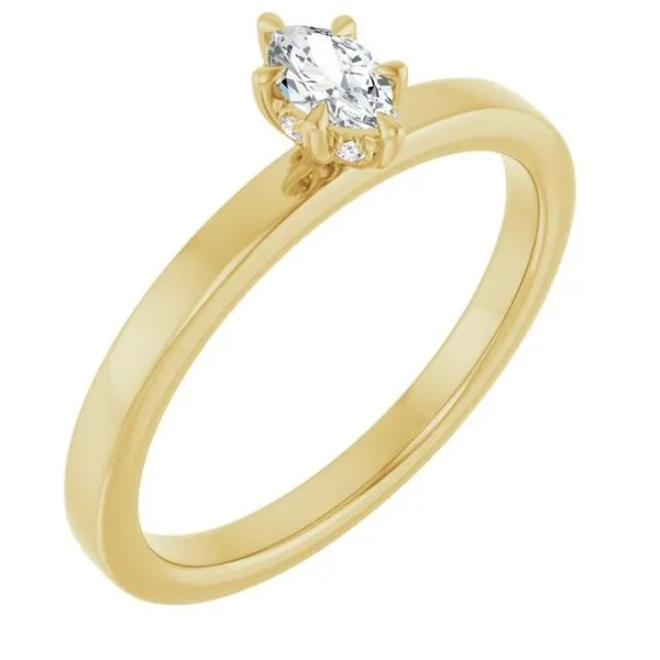 Claw-Prong Hidden Halo-Style Engagement Ring Clater Jewelers Louisville, KY