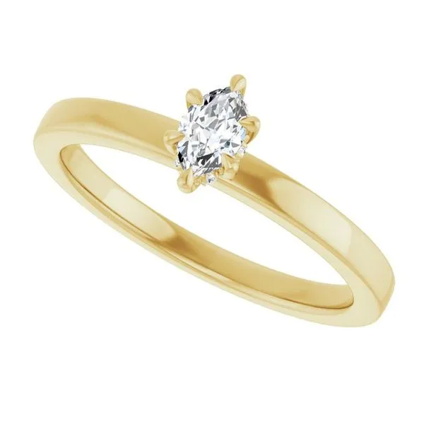 Claw-Prong Hidden Halo-Style Engagement Ring Image 5 Morin Jewelers Southbridge, MA