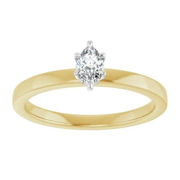 Claw-Prong Hidden Halo-Style Engagement Ring Image 3 Northwood Jewelers Northwood, OH