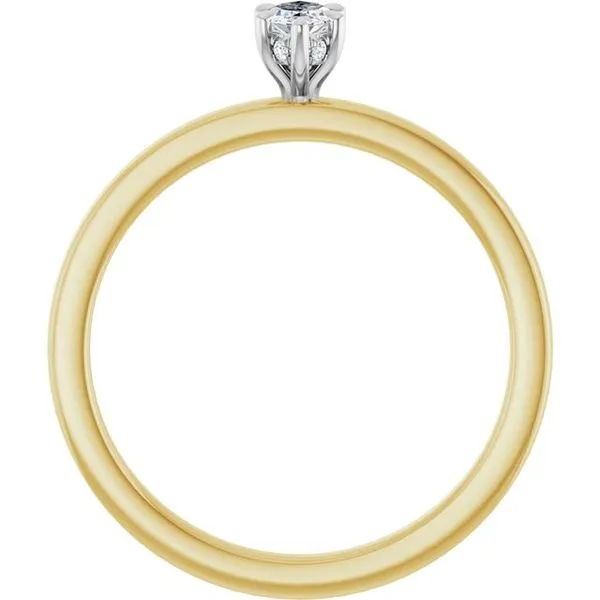 Claw-Prong Hidden Halo-Style Engagement Ring Image 2 Vulcan's Forge LLC KANSAS CITY, MO