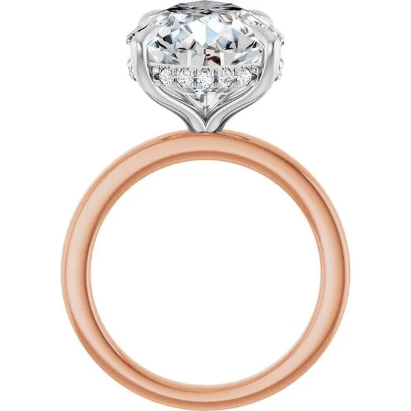 Claw-Prong Hidden Halo-Style Engagement Ring Image 2 Raleigh Diamond Fine Jewelry Raleigh, NC