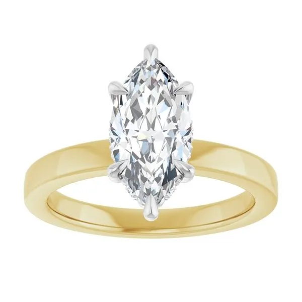 Claw-Prong Hidden Halo-Style Engagement Ring Image 3 J. Thomas Jewelers Rochester Hills, MI