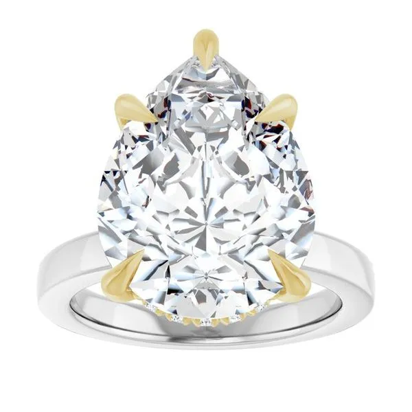 Claw-Prong Hidden Halo-Style Engagement Ring Image 3 Virtus Collective Newport Beach , CA