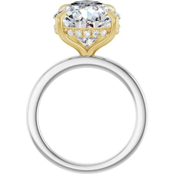 Claw-Prong Hidden Halo-Style Engagement Ring Image 2 Shipley's Fine Jewelry Hampstead, MD