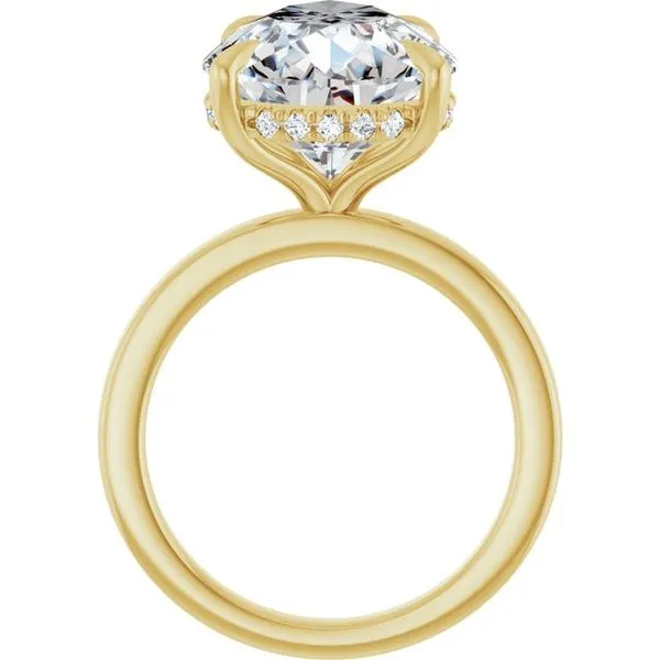 Claw-Prong Hidden Halo-Style Engagement Ring Image 2 Paul James Jewelers Angels Camp, CA