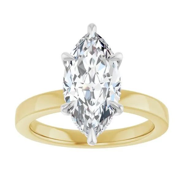 Claw-Prong Hidden Halo-Style Engagement Ring Image 3 Futer Bros Jewelers York, PA