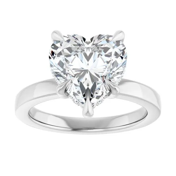 Claw-Prong Hidden Halo-Style Engagement Ring Image 3 Shipley's Fine Jewelry Hampstead, MD