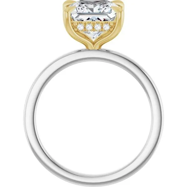 Claw-Prong Hidden Halo-Style Engagement Ring Image 2 J. Thomas Jewelers Rochester Hills, MI