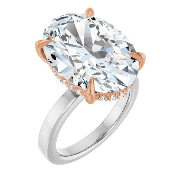 Claw-Prong Hidden Halo-Style Engagement Ring Raleigh Diamond Fine Jewelry Raleigh, NC