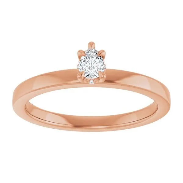 Claw-Prong Hidden Halo-Style Engagement Ring Image 3 Austin's Fine Diamonds & Jewelry Lyndhurst, NJ