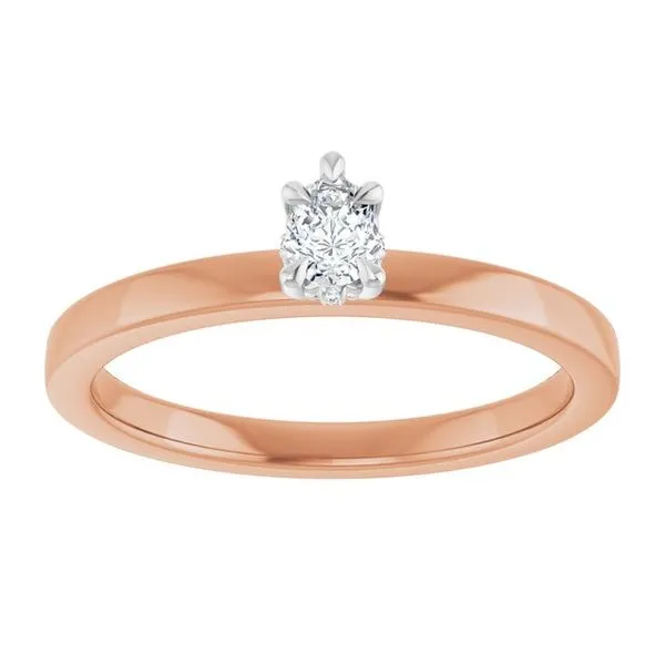Claw-Prong Hidden Halo-Style Engagement Ring Image 3 Arezzo Jewelers Elmwood Park, IL