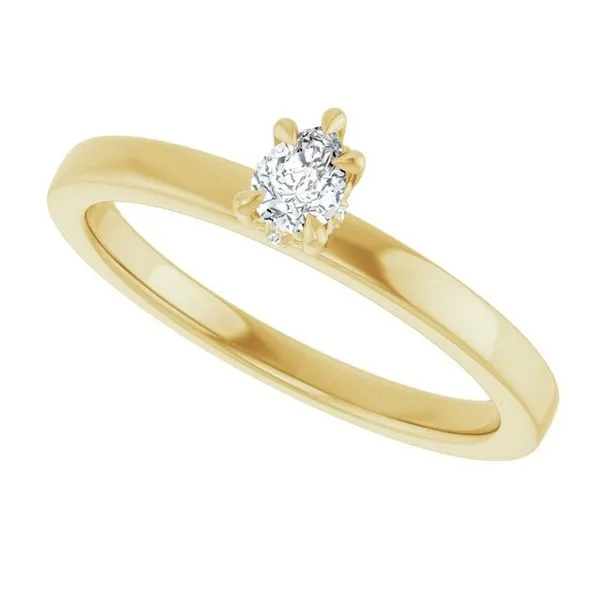 Claw-Prong Hidden Halo-Style Engagement Ring Image 5 Jimmy Smith Jewelers Decatur, AL