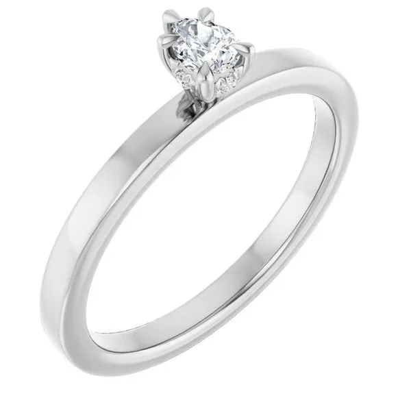 Claw-Prong Hidden Halo-Style Engagement Ring Raleigh Diamond Fine Jewelry Raleigh, NC
