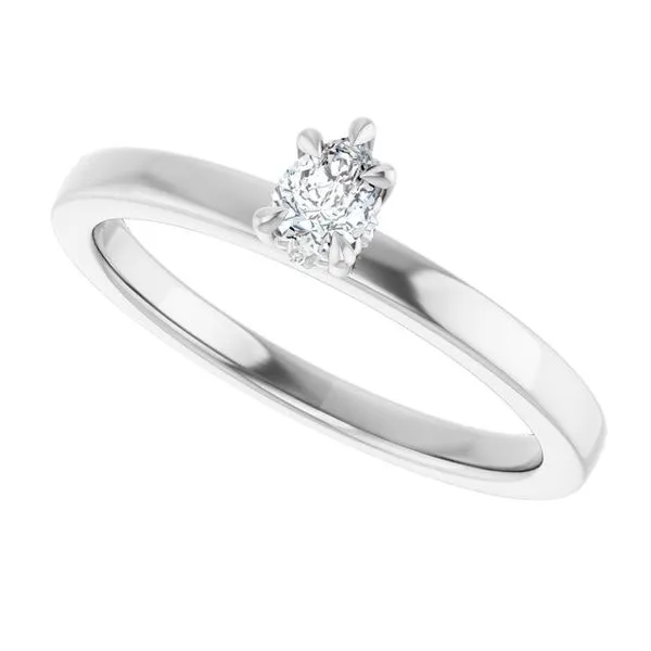 Claw-Prong Hidden Halo-Style Engagement Ring Image 5 Raleigh Diamond Fine Jewelry Raleigh, NC