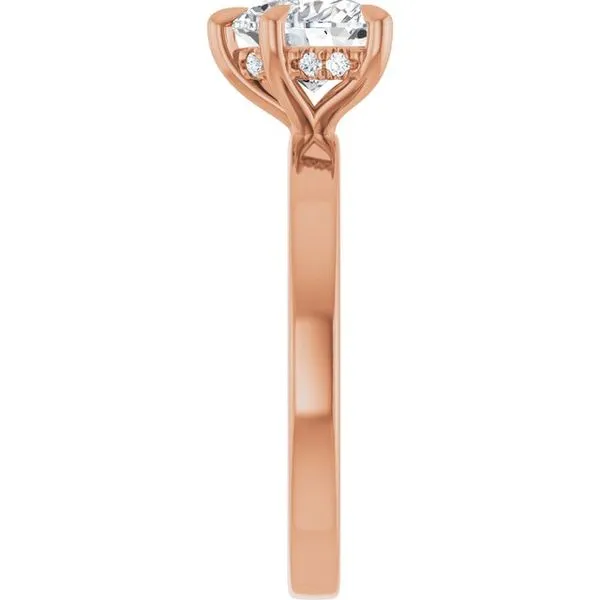 Claw-Prong Hidden Halo-Style Engagement Ring Image 4 Shipley's Fine Jewelry Hampstead, MD