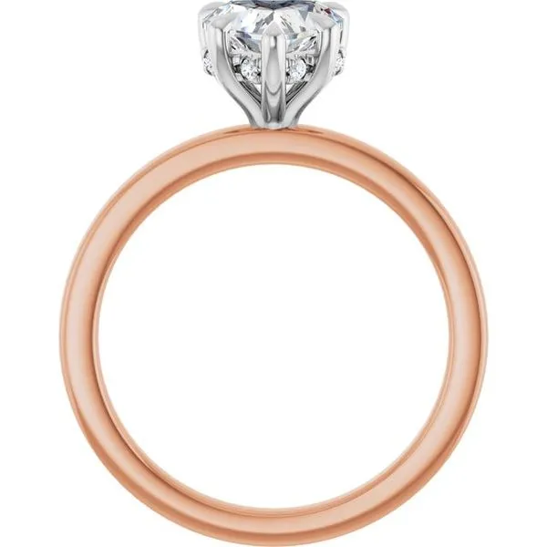 Claw-Prong Hidden Halo-Style Engagement Ring Image 2 Paul James Jewelers Angels Camp, CA