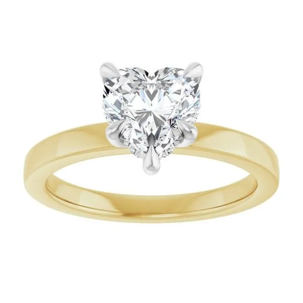 Claw-Prong Hidden Halo-Style Engagement Ring Image 3 Clater Jewelers Louisville, KY