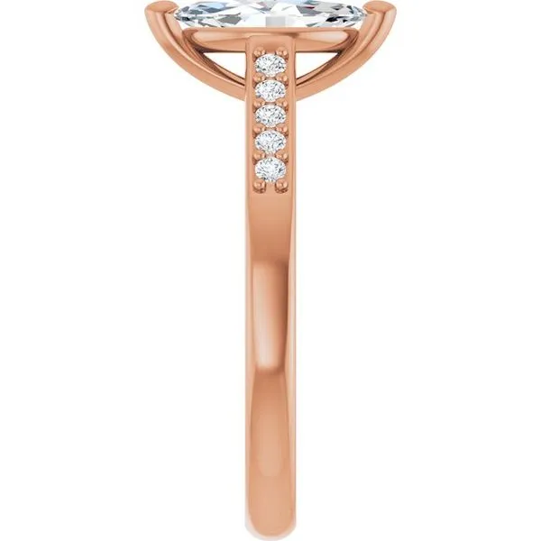 Sculptural Engagement Ring Image 4 Berilian Jewelers Folsom, CA