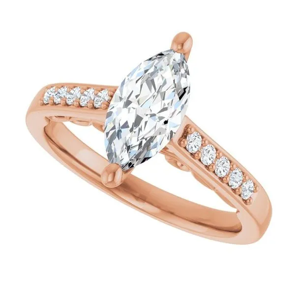 Sculptural Engagement Ring Image 5 Berilian Jewelers Folsom, CA