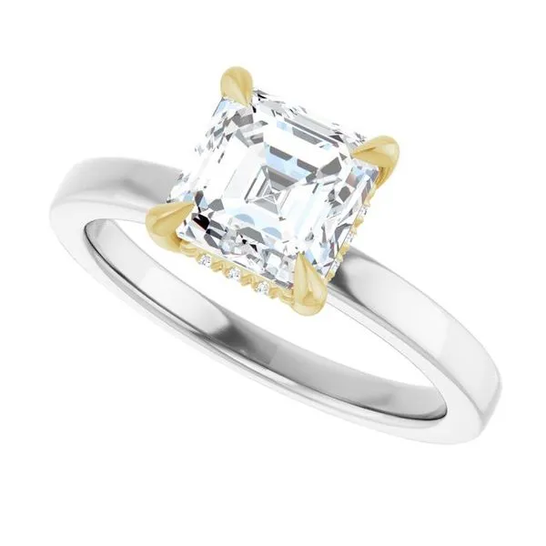 Claw-Prong Hidden Halo-Style Engagement Ring Image 5 J. Thomas Jewelers Rochester Hills, MI