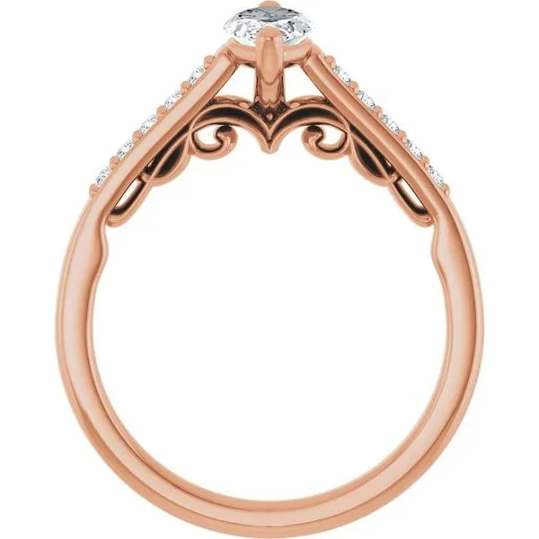 Sculptural Engagement Ring Image 2 Berilian Jewelers Folsom, CA