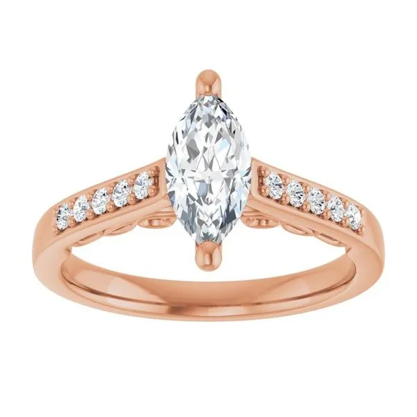 Sculptural Engagement Ring Image 3 Berilian Jewelers Folsom, CA