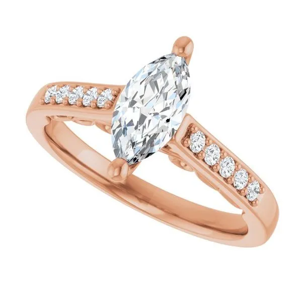 Sculptural Engagement Ring Image 5 Berilian Jewelers Folsom, CA