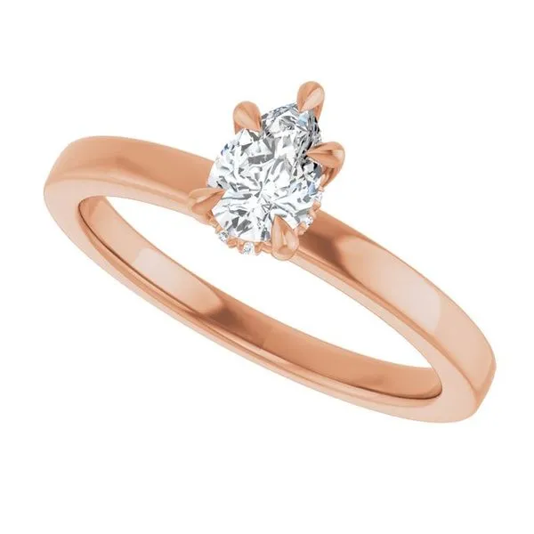Claw-Prong Hidden Halo-Style Engagement Ring Image 5 J. Thomas Jewelers Rochester Hills, MI