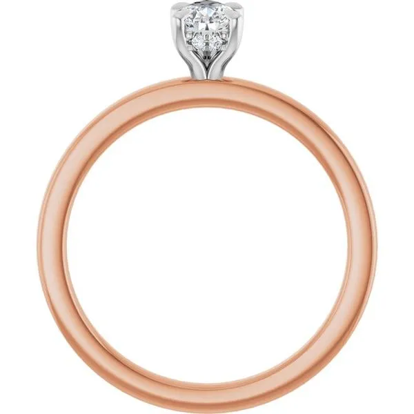 Claw-Prong Hidden Halo-Style Engagement Ring Image 2 Jimmy Smith Jewelers Decatur, AL