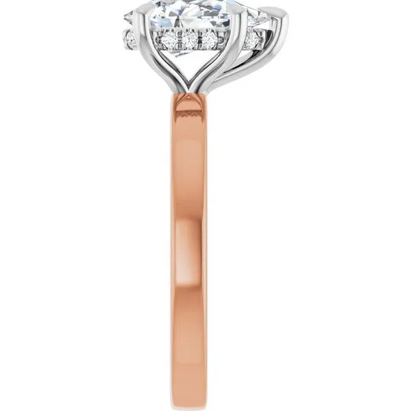 Claw-Prong Hidden Halo-Style Engagement Ring Image 4 Raleigh Diamond Fine Jewelry Raleigh, NC