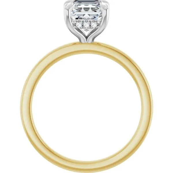 Claw-Prong Hidden Halo-Style Engagement Ring Image 2 J. Thomas Jewelers Rochester Hills, MI