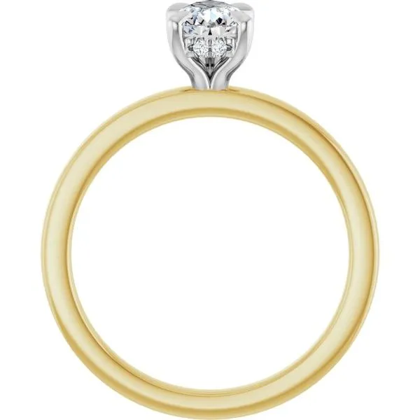 Claw-Prong Hidden Halo-Style Engagement Ring Image 2 Paul James Jewelers Angels Camp, CA
