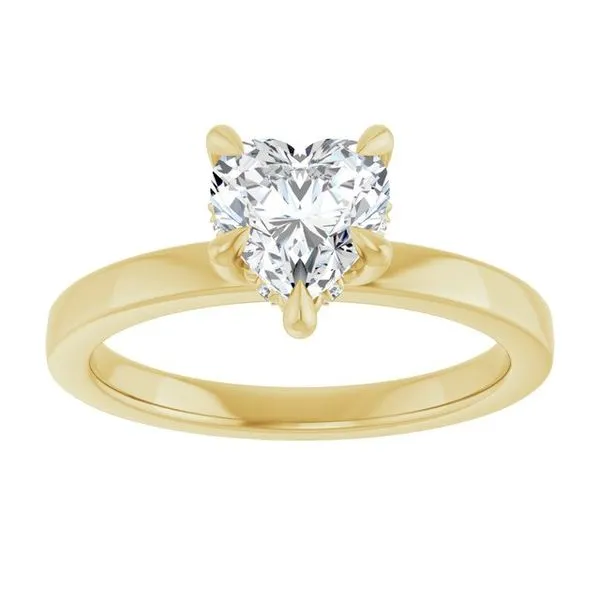 Claw-Prong Hidden Halo-Style Engagement Ring Image 3 Mark Jewellers La Crosse, WI