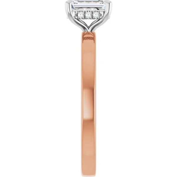 Claw-Prong Hidden Halo-Style Engagement Ring Image 4 Clater Jewelers Louisville, KY