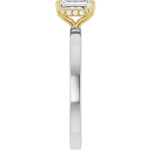 Claw-Prong Hidden Halo-Style Engagement Ring Image 4 Shipley's Fine Jewelry Hampstead, MD