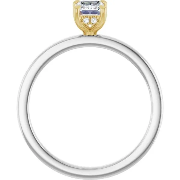 Claw-Prong Hidden Halo-Style Engagement Ring Image 2 Futer Bros Jewelers York, PA