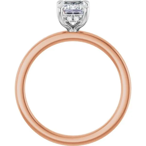 Claw-Prong Hidden Halo-Style Engagement Ring Image 2 Raleigh Diamond Fine Jewelry Raleigh, NC