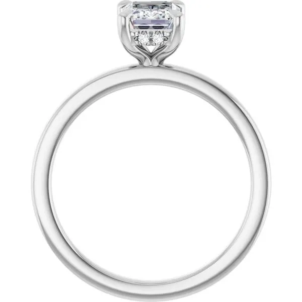 Claw-Prong Hidden Halo-Style Engagement Ring Image 2 Paul James Jewelers Angels Camp, CA