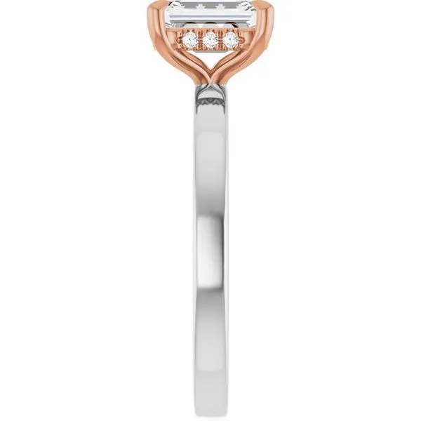 Claw-Prong Hidden Halo-Style Engagement Ring Image 4 Mark Jewellers La Crosse, WI