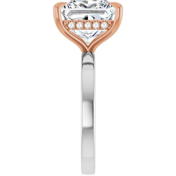 Claw-Prong Hidden Halo-Style Engagement Ring Image 4 Raleigh Diamond Fine Jewelry Raleigh, NC