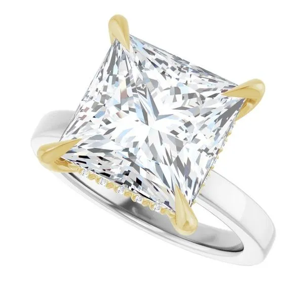 Claw-Prong Hidden Halo-Style Engagement Ring Image 5 J. Thomas Jewelers Rochester Hills, MI