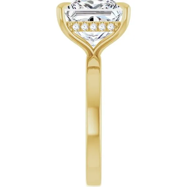 Claw-Prong Hidden Halo-Style Engagement Ring Image 4 Buchkosky Jewelers, Inc. Rosedale, MN