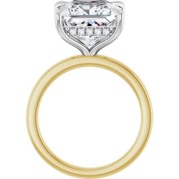Claw-Prong Hidden Halo-Style Engagement Ring Image 2 Mark Jewellers La Crosse, WI