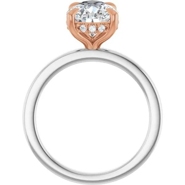 Claw-Prong Hidden Halo-Style Engagement Ring Image 2 Raleigh Diamond Fine Jewelry Raleigh, NC