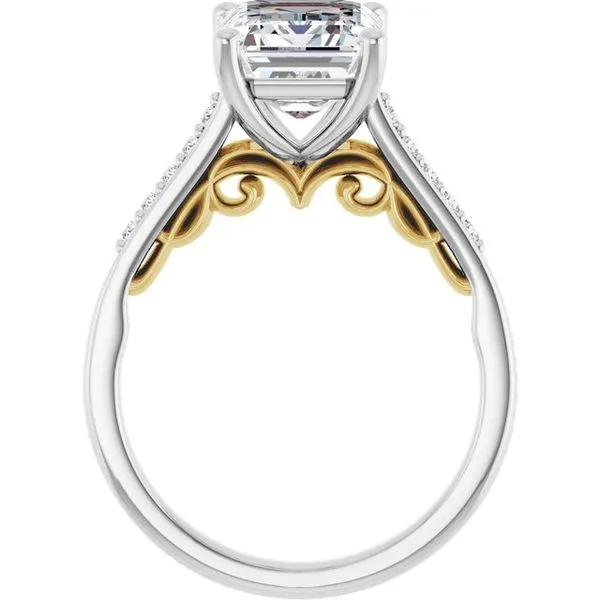 Sculptural Engagement Ring Image 2 Berilian Jewelers Folsom, CA