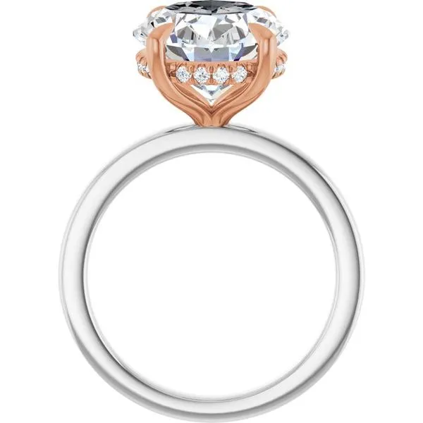 Claw-Prong Hidden Halo-Style Engagement Ring Image 2 Paul James Jewelers Angels Camp, CA